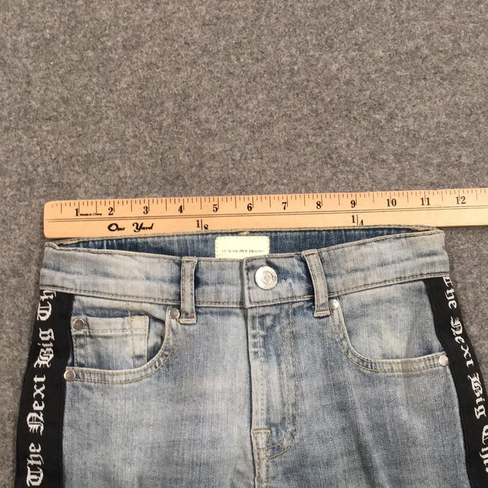 NEW It's In My Jeans London Girls Sz 8‎ Jean Capri The Next Bog Thing Adjustable - Picture 9 of 11